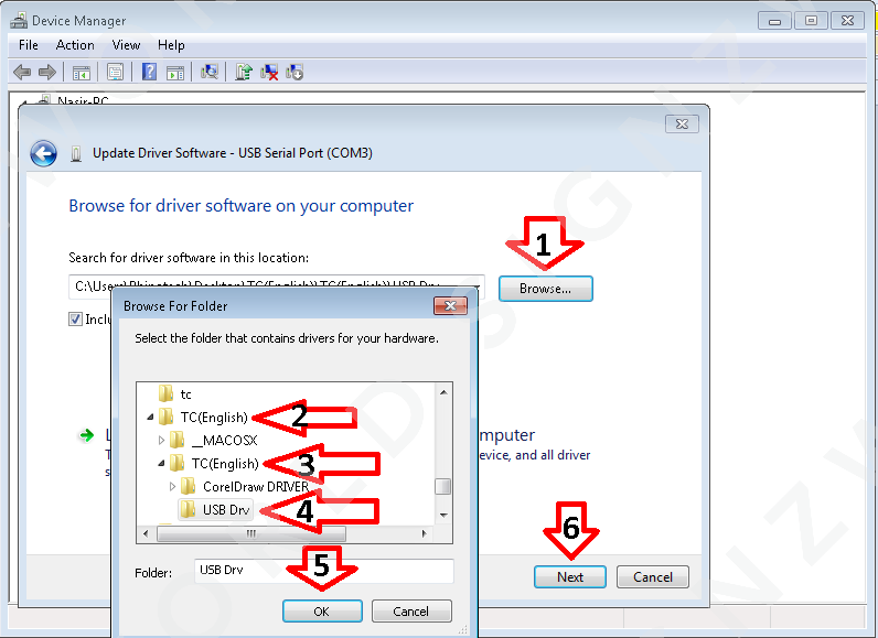 cdc rs 232 emulation demo driver xp